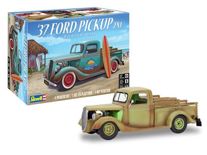 Revell: ''37 Ford Pickup With Surfboard 2N1 Modelbouwpakket (14516)