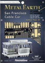 San Francisco Cable Car Tram Metal Earth 3D Model Kit MMS002