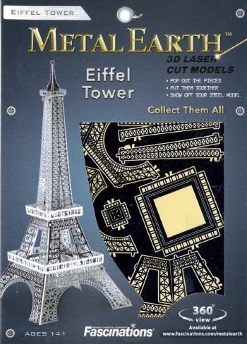 Eiffel Tower Paris Torre Eiffel Parigi Metal Earth 3D Model Kit MMS016