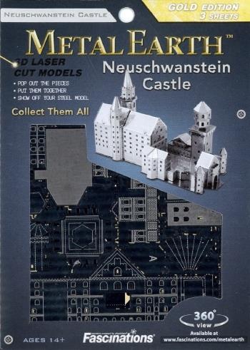 Castello Neuschwanstein Baviera Germania Metal Earth 3D Model Kit MMS018