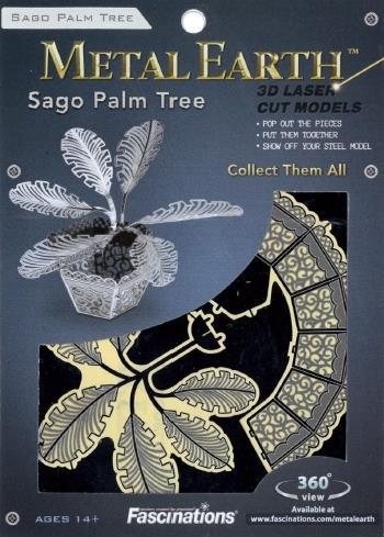 Sago Palma Palm Tree Metal Earth 3D Model Kit MMS021