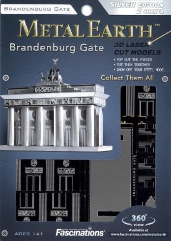Porta Di Brandeburgo Berlino Metal Earth 3D Model Kit MMS025