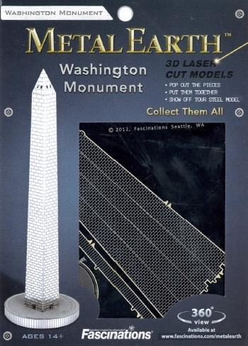 Obelisco Washington D.C. Monument Metal Earth 3D Model Kit MMS036 - 2