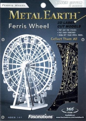 Eureka Metal Earth Ferris Wheel Zilver Editie - 2