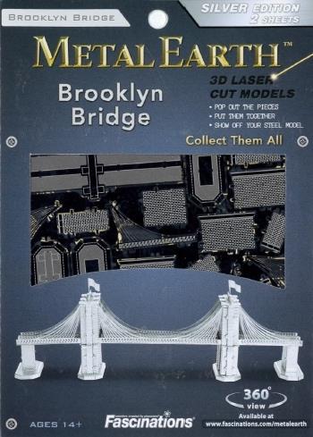 Ponte di Brooklyn New York USA Metal Earth 3D Model Kit MMS048