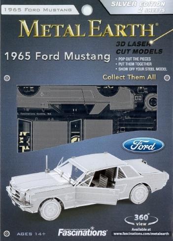 Ford Mustang Coupè 1965 Metal Earth 3D Model Kit MMS056 - 2
