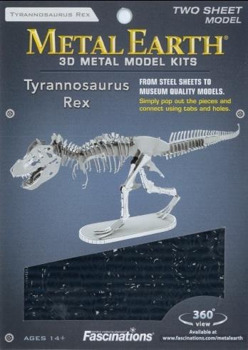 Tyrannosaurus Rex Skeleton Metal Earth 3D Model Kit MMS099 - 2