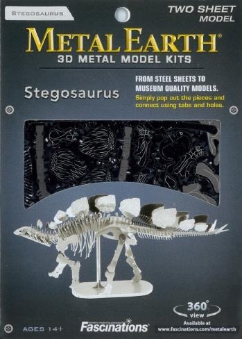 Stegosaurus Skeleton Metal Earth 3D Model Kit MMS100 - 2