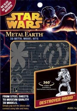 Star Wars Destroyer Droid Metal Earth 3D Model Kit MMS255