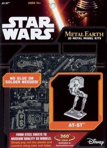 Star Wars AT-ST Metal Earth 3D Model Kit MMS261 - 2
