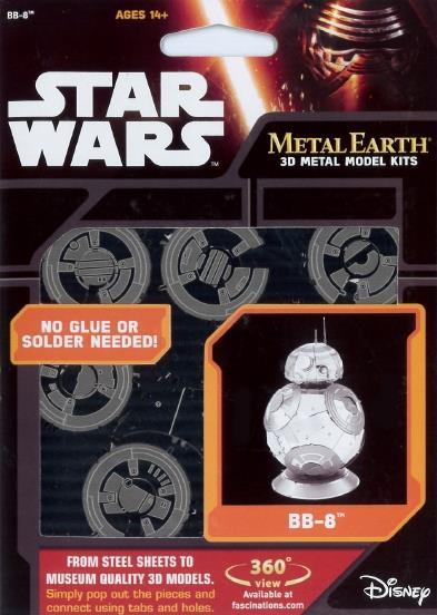 Star Wars BB-8 Droid Metal Earth 3D Model Kit MMS271
