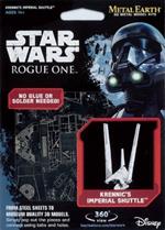 Star Wars Rogue One Krennic's Imperial Shuttle Metal Earth 3D Model Kit FA MMS274