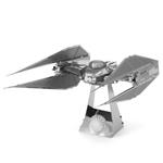 Star Wars VIII The Last Jedi Kylo Ren's Tie Silencer Metal Earth 3D Model Kit MMS286