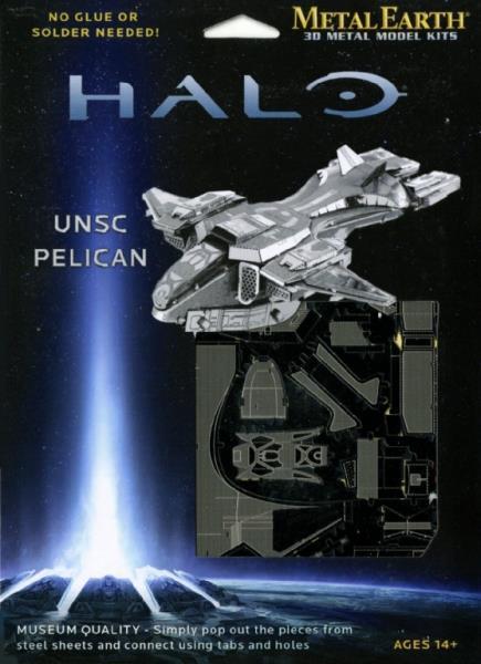 Halo UNSC Pelican Metal Earth 3D Model Kit MMS292