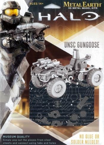 Halo Gungoose UNSC Metal Earth 3D Model Kit MMS296