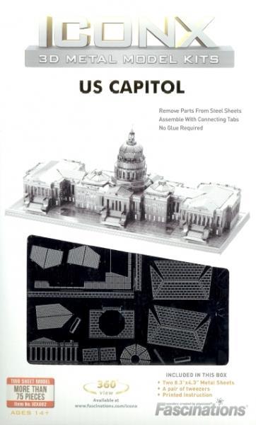 Campidoglio US Capitol Washington Metal Earth 3D Model Kit ICX002 - 2