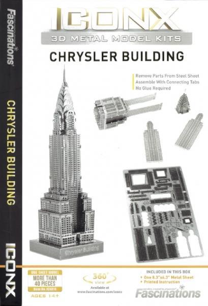 Chrysler Building New York USA Metal Earth 3D Model Kit ICX014 - 2