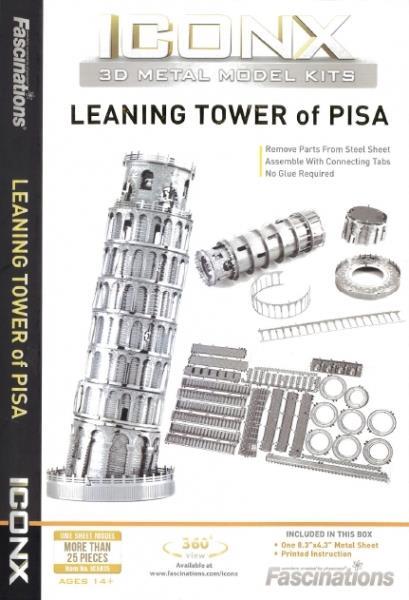 Torre di Pisa Leaning Tower of Pisa Italy Metal Earth 3D Model Kit ICX015 - 2