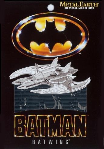 Batman 1989 Tim Burton Movie Batwing Metal Earth 3D Model Kit MMS373 - 2