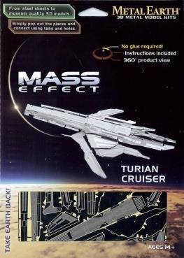 Mass Effect Turian Cruiser Metal Earth 3D Model Kit MMS312