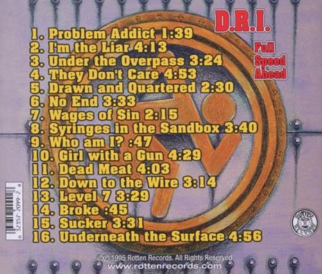 Full Speed Ahead - CD Audio di D.R.I. - 2