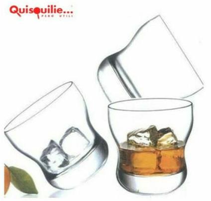 Bormioli luigi bernini set 4 bicchieri dof 33,5 cl, in fine vetro cristallino