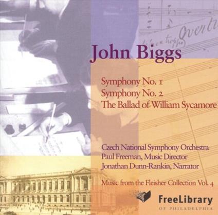 Symphony No.1 - CD Audio di J. Biggs
