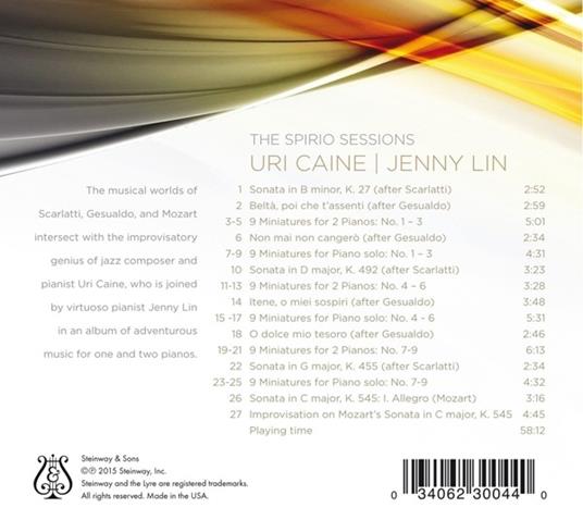 Spirio Sessions - CD Audio di Uri Caine - 2