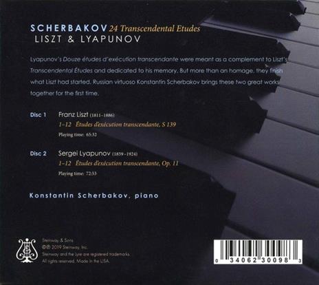 Transcendental Etudes - CD Audio di Franz Liszt - 2