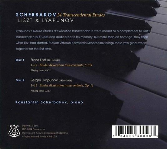 Transcendental Etudes - CD Audio di Franz Liszt - 2