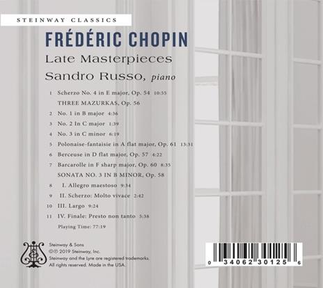 Late Masterpieces - CD Audio di Frederic Chopin - 2