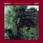 3 Quartetti per archi - Quintetto con pianoforte - CD Audio di Johannes Brahms,New Budapest Quartet,Piers Lane