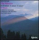 Messe in La, in M, in Fa minore - Te Deum - CD Audio di Anton Bruckner,Corydon Singers,Matthew Best
