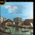 Cinque concerti italiani per oboe - CD Audio di Tomaso Giovanni Albinoni,Vincenzo Bellini,Domenico Cimarosa,Antonio Vivaldi,Alessandro Marcello,Nicholas Daniel