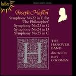 Sinfonie n.22, n.23, n.24, n.25 - CD Audio di Franz Joseph Haydn,Roy Goodman,Hanover Band