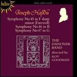 Sinfonie n.45, n.46, n.47 - CD Audio di Franz Joseph Haydn,Roy Goodman,Hanover Band