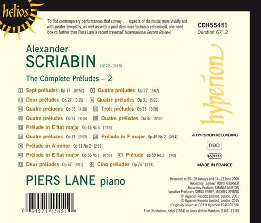 Preludi vol.2 - CD Audio di Alexander Scriabin,Piers Lane - 2