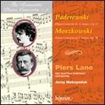 Concerto per pianoforte op.59 / Concerto per pianoforte op.17 - CD Audio di BBC Scottish Symphony Orchestra,Moritz Moszkowski,Ignace Jan Paderewski,Piers Lane,Jerzy Maksymiuk