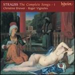Lieder vol.1 - CD Audio di Richard Strauss,Christine Brewer