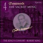 Musica sacra vol.4 - CD Audio di Claudio Monteverdi,Robert King,King's Consort
