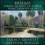 Opere cameristiche - CD Audio di Johannes Brahms,Takacs Quartet,Stephen Hough