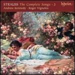 Lieder vol.3 - CD Audio di Richard Strauss,Roger Vignoles,Andrew Kennedy