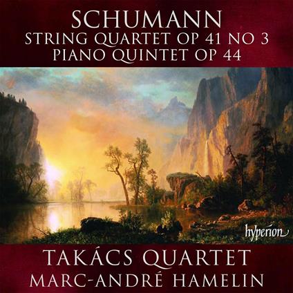Quartetto per archi op.41 n.3 - Quintetto con pianoforte op.44 - CD Audio di Robert Schumann,Takacs Quartet,Marc-André Hamelin