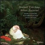 Opere vocali - CD Audio di Benjamin Britten,John Dowland