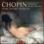 Sonate per pianoforte n.2, n.3 - 2 Notturni - Barcarola - Berceuse - CD Audio di Frederic Chopin,Marc-André Hamelin