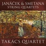 Quartetti per archi - CD Audio di Bedrich Smetana,Leos Janacek,Takacs Quartet