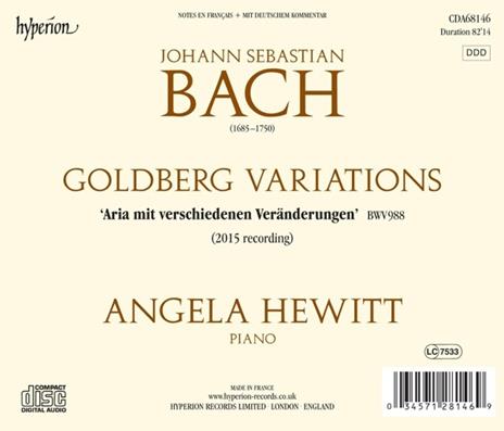 Goldberg Variations - CD Audio di Johann Sebastian Bach - 2