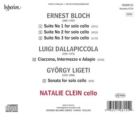 Musica per violoncello - CD Audio di Natalie Clein - 2