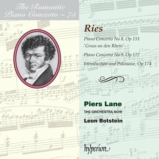 Concerti per pianoforte vol.75 - CD Audio di Leon Botstein,Ferdinand Ries,Piers Lane