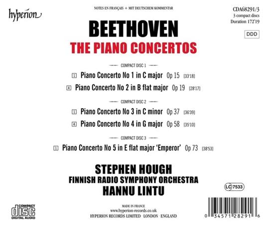 The Piano Concertos - CD Audio di Ludwig van Beethoven - 2